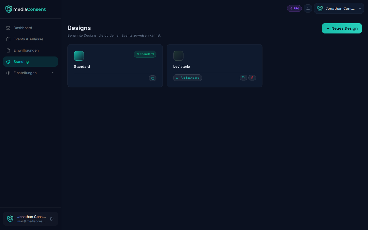 Branding page with a live preview of the portal